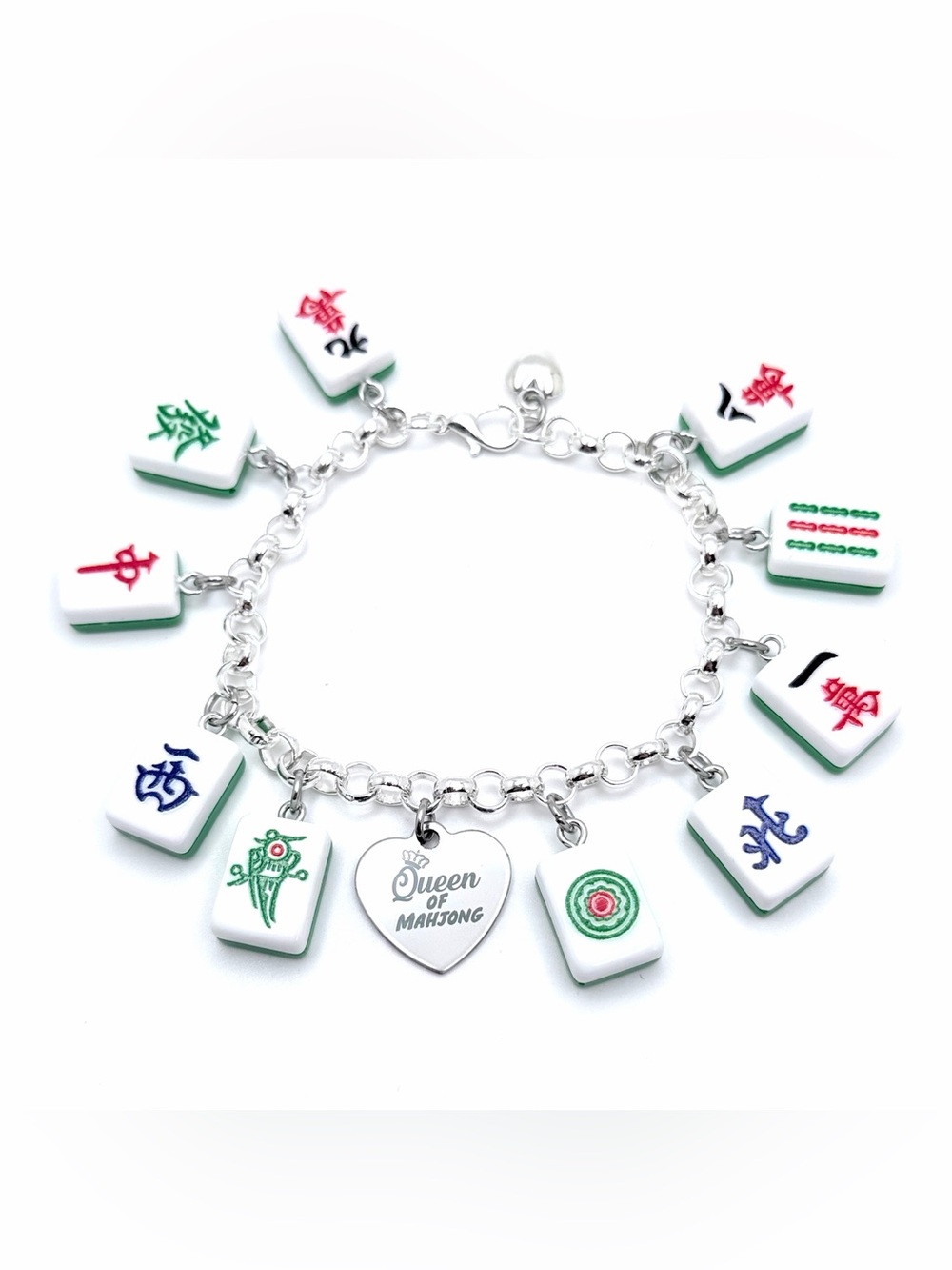 Mahjong Charm Bracelet
